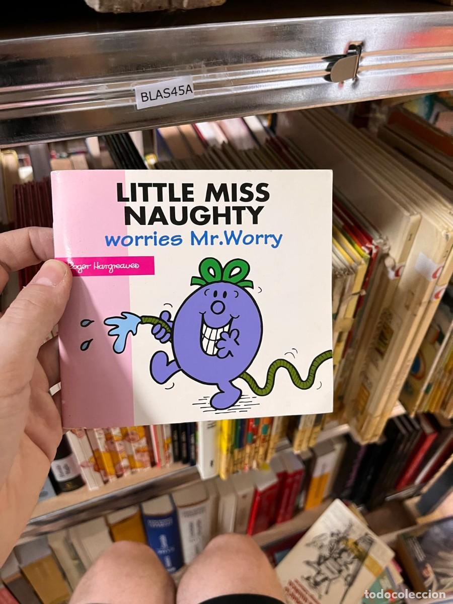 Second hand books: BLAS45A Little miss naughty, worries mr worry - Roger Hargreaves (Author)