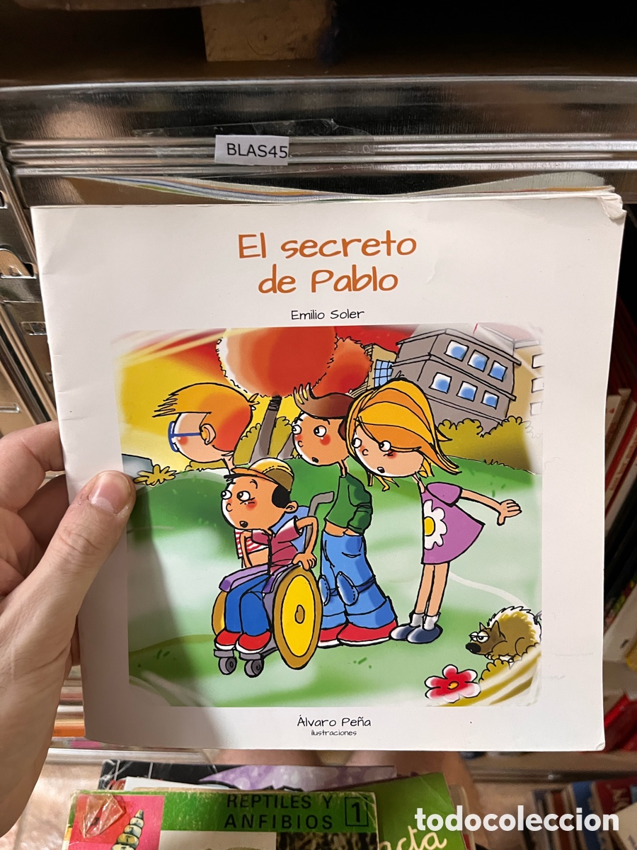 Libros de segunda mano: BLAS45 El secreto de Pablo , libro ilustrado de grapa, Emilio Soler