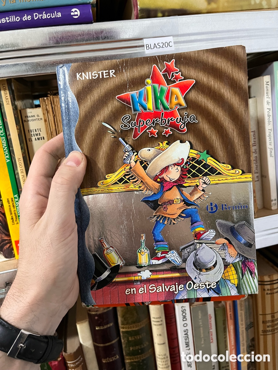 Libros de segunda mano: Blas20C kika superbruja - en el salvaje oeste, libro de biblioteca