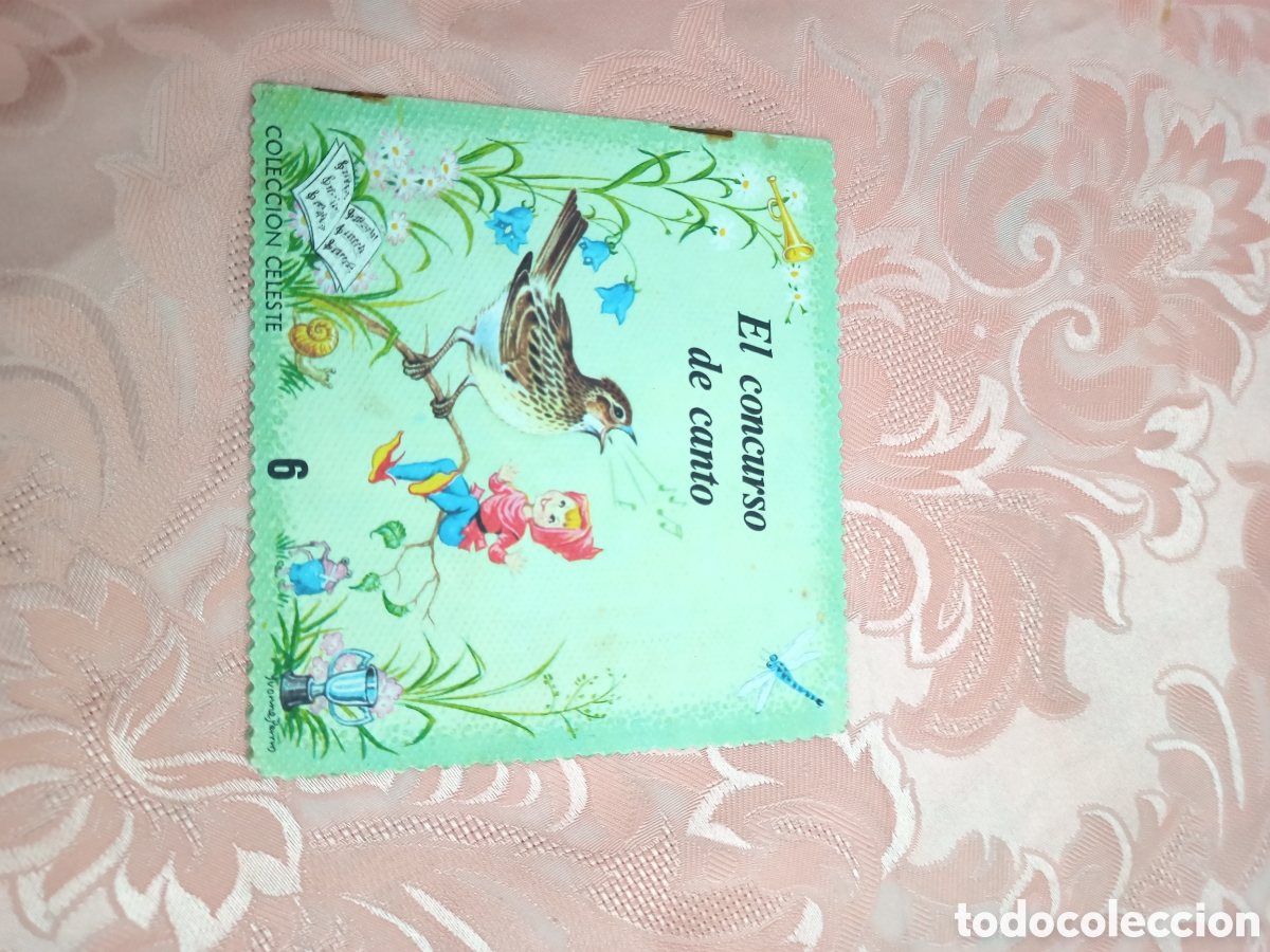 Libros de segunda mano: Antiguo cuento .El concurso de canto.Colecci&oacute;n Celeste. - Foto 1