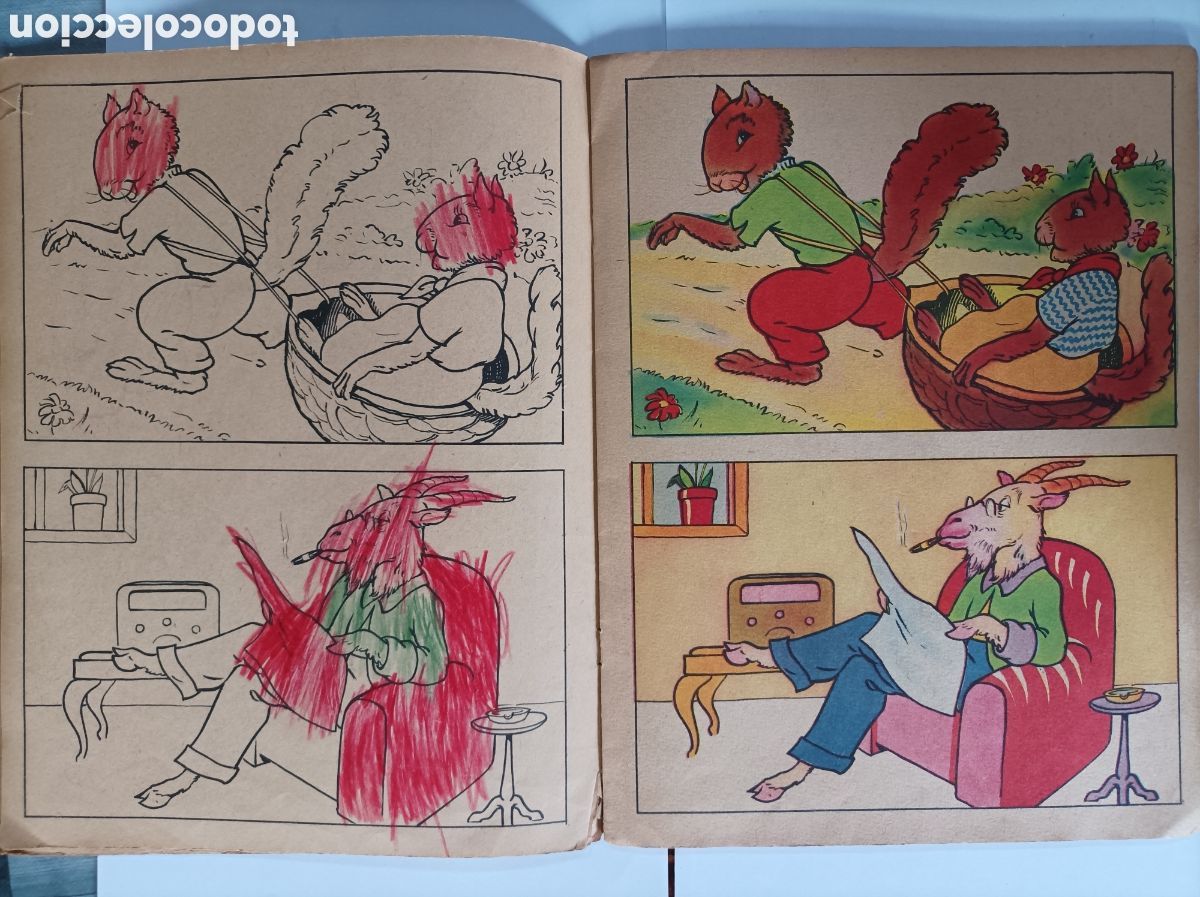 Libros de segunda mano: MANCHAS ALEGRES. ALBUM DE COLOREAR. ADOLFO DAN. SIGMA. USADO. - Foto 3