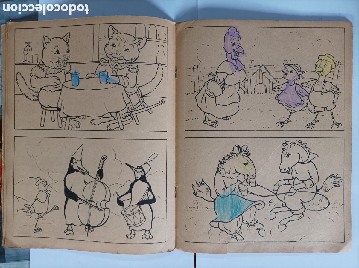 Libros de segunda mano: MANCHAS ALEGRES. ALBUM DE COLOREAR. ADOLFO DAN. SIGMA. USADO. - Foto 4