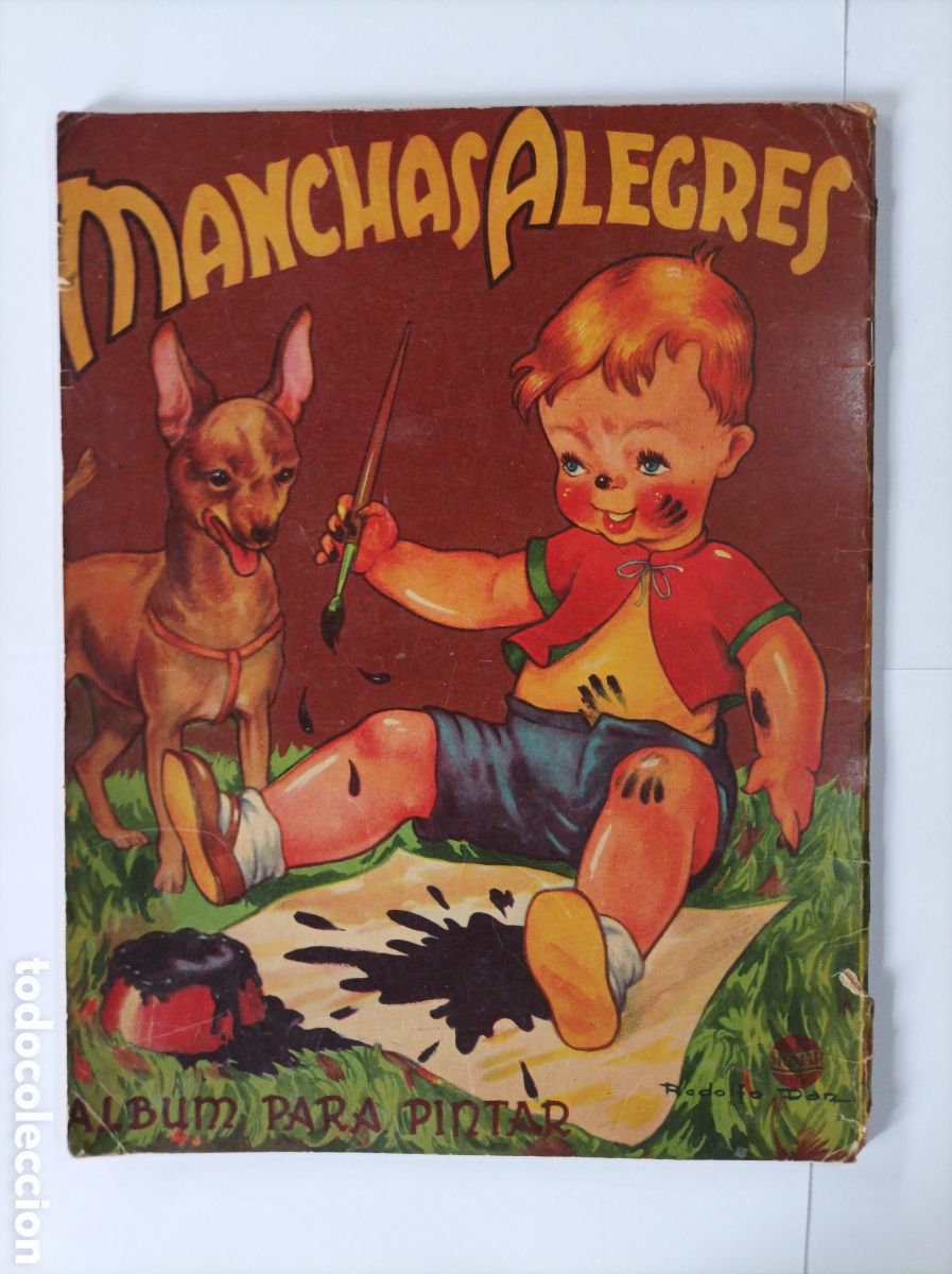 Libros de segunda mano: MANCHAS ALEGRES. ALBUM DE COLOREAR. ADOLFO DAN. SIGMA. USADO. - Foto 8
