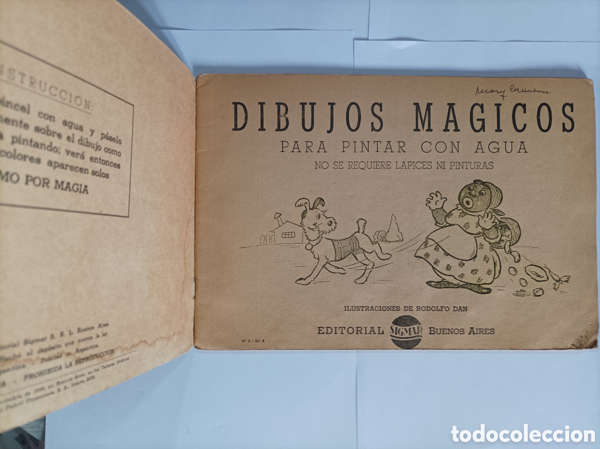 Libros de segunda mano: DIBUJOS M&Aacute;GICOS. ALBUM DE COLOREAR. SIGMAR. - Foto 2
