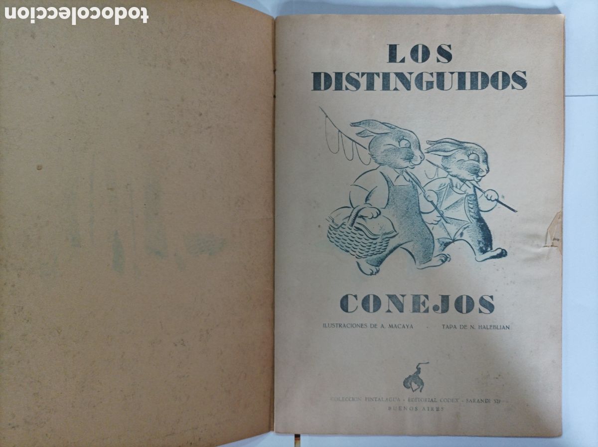 Libros de segunda mano: LOS DISTINGUIDOS CONEJOS. PINTALAGUA. CODEX. - Foto 2