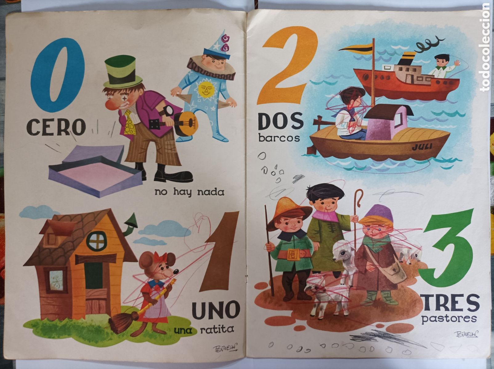 Libros de segunda mano: 123. NUMERADOR PARA COLOREAR. FERMA. - Foto 2