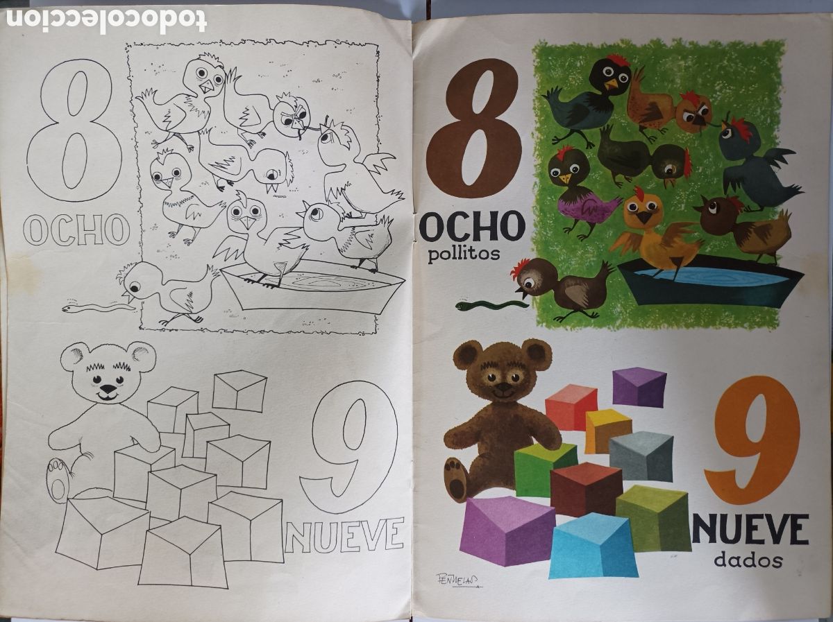 Libros de segunda mano: 123. NUMERADOR PARA COLOREAR. FERMA. - Foto 5