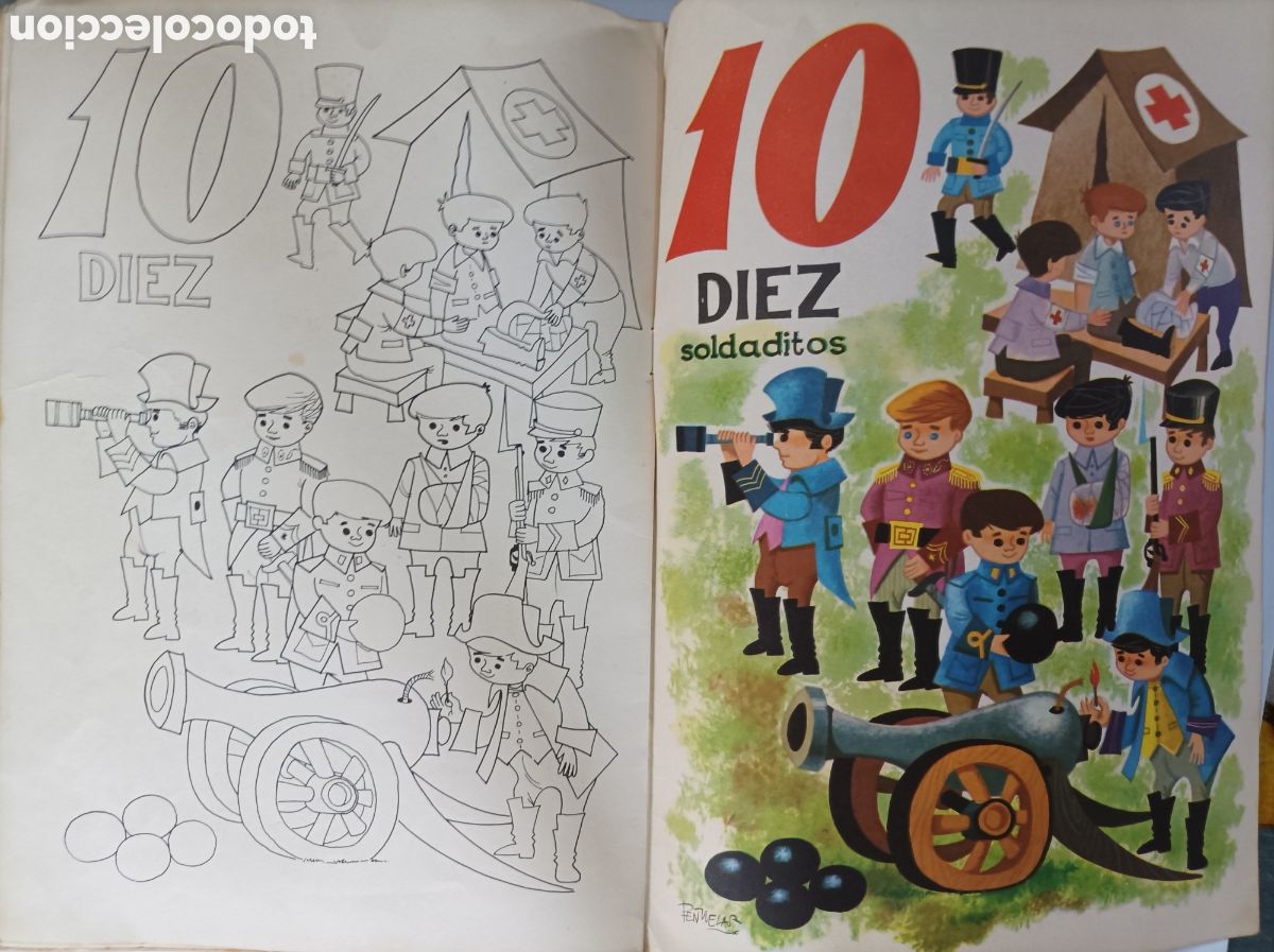 Libros de segunda mano: 123. NUMERADOR PARA COLOREAR. FERMA. - Foto 6