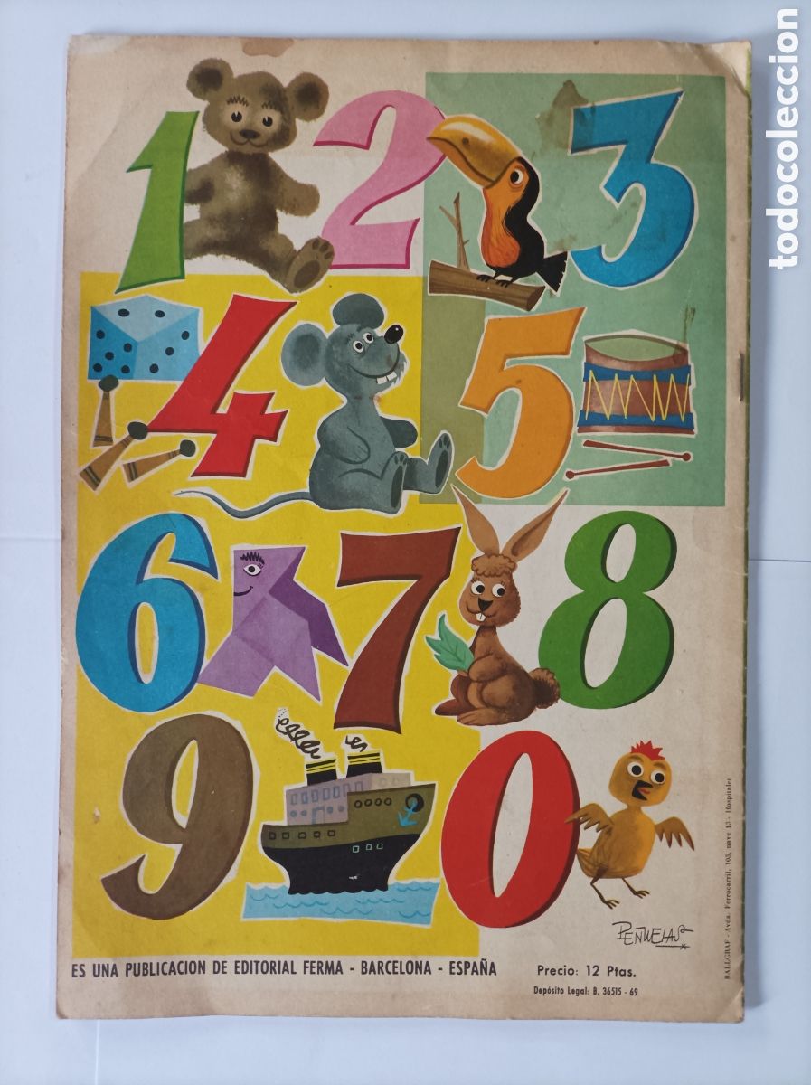 Libros de segunda mano: 123. NUMERADOR PARA COLOREAR. FERMA. - Foto 7