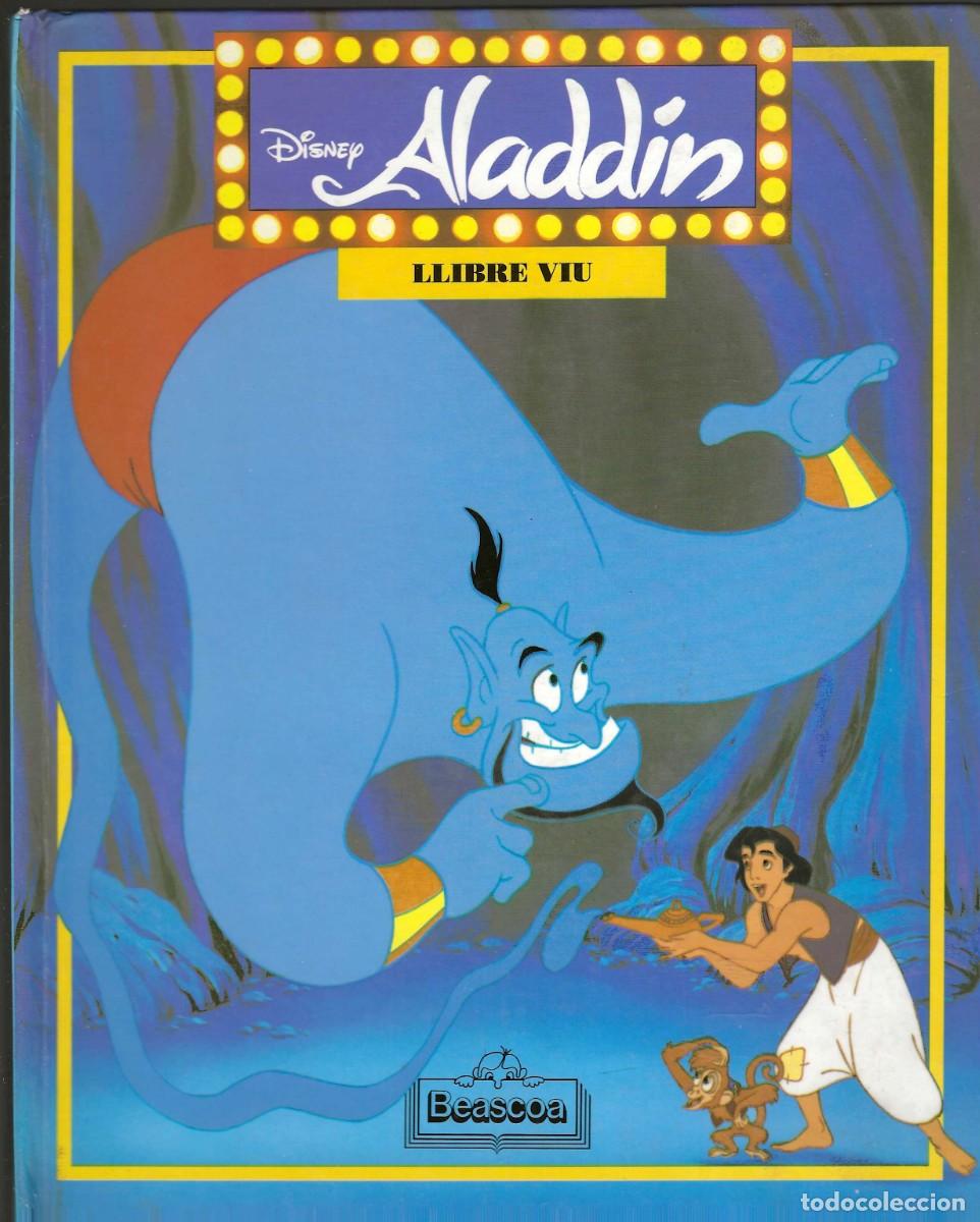 Libros de segunda mano: ALADD&Iacute;N DISNEY LLIBRE VIU BEASCOA - Foto 1