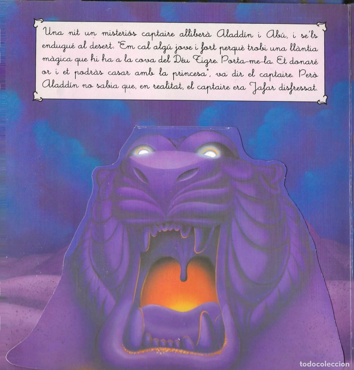 Libros de segunda mano: ALADD&Iacute;N DISNEY LLIBRE VIU BEASCOA - Foto 3