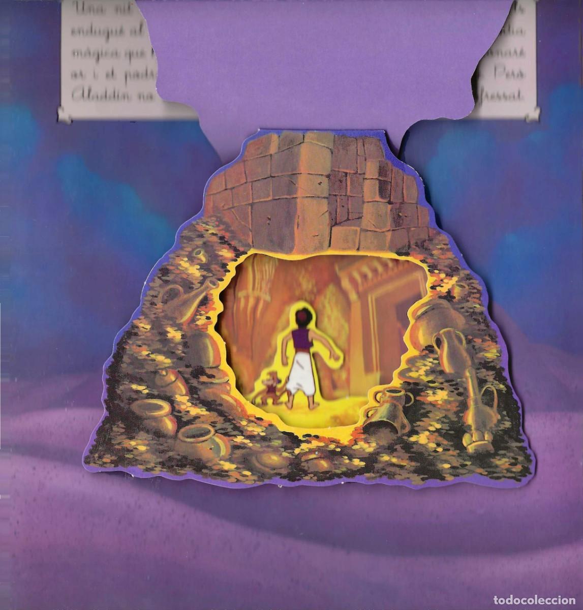 Libros de segunda mano: ALADD&Iacute;N DISNEY LLIBRE VIU BEASCOA - Foto 4