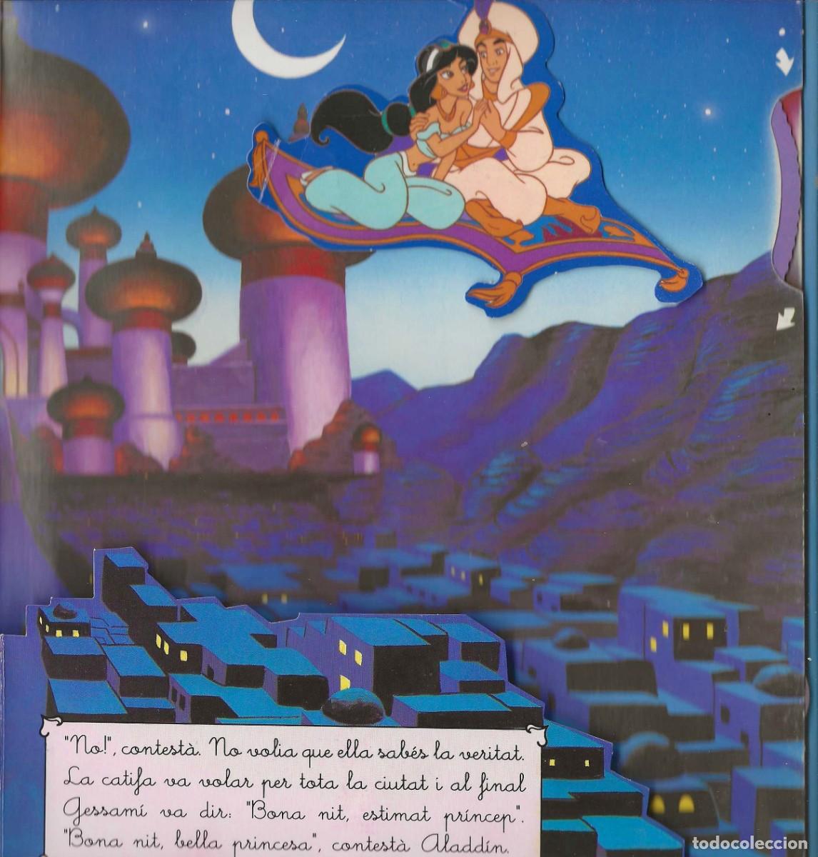 Libros de segunda mano: ALADD&Iacute;N DISNEY LLIBRE VIU BEASCOA - Foto 5