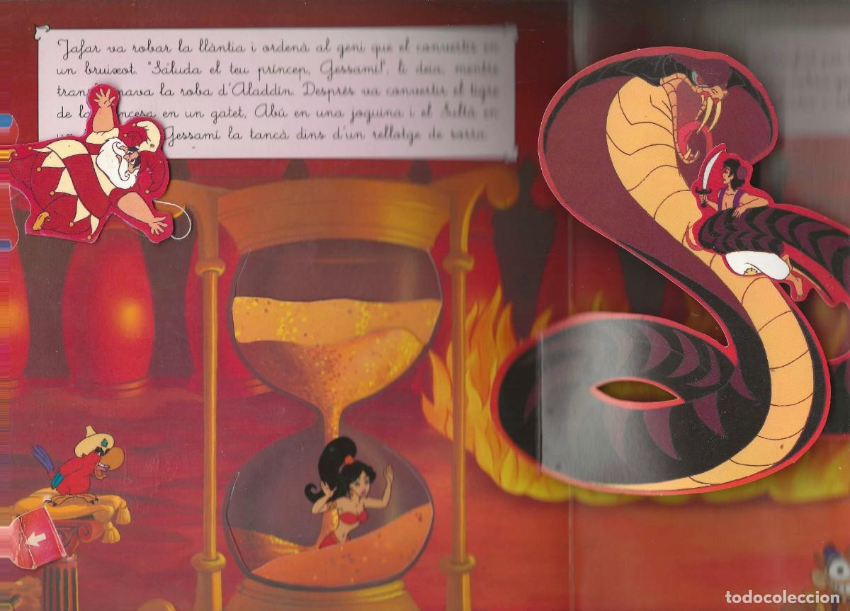 Libros de segunda mano: ALADD&Iacute;N DISNEY LLIBRE VIU BEASCOA - Foto 6