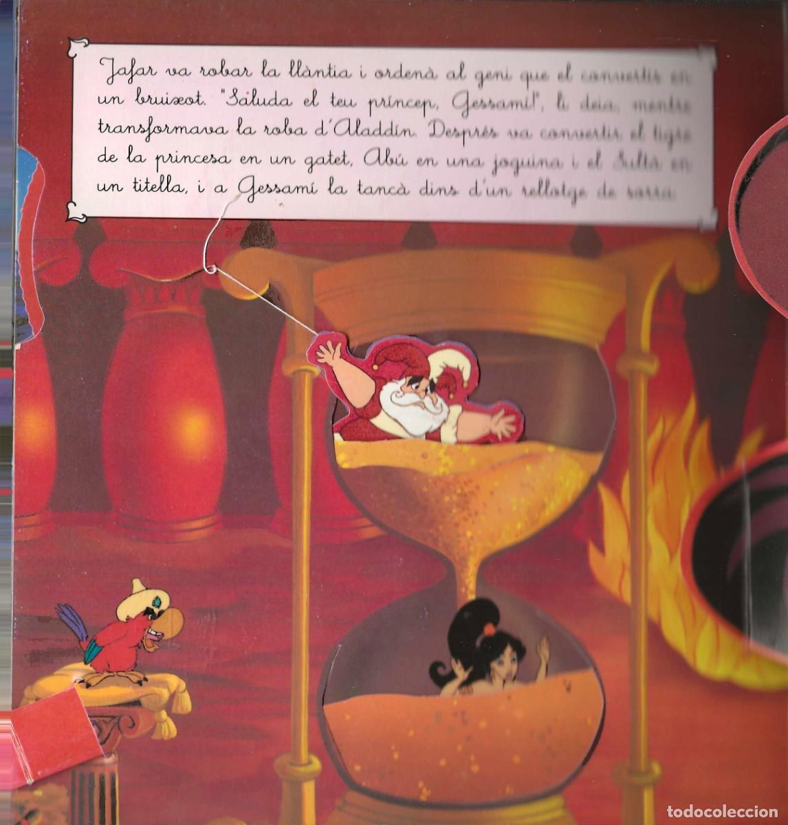 Libros de segunda mano: ALADD&Iacute;N DISNEY LLIBRE VIU BEASCOA - Foto 7