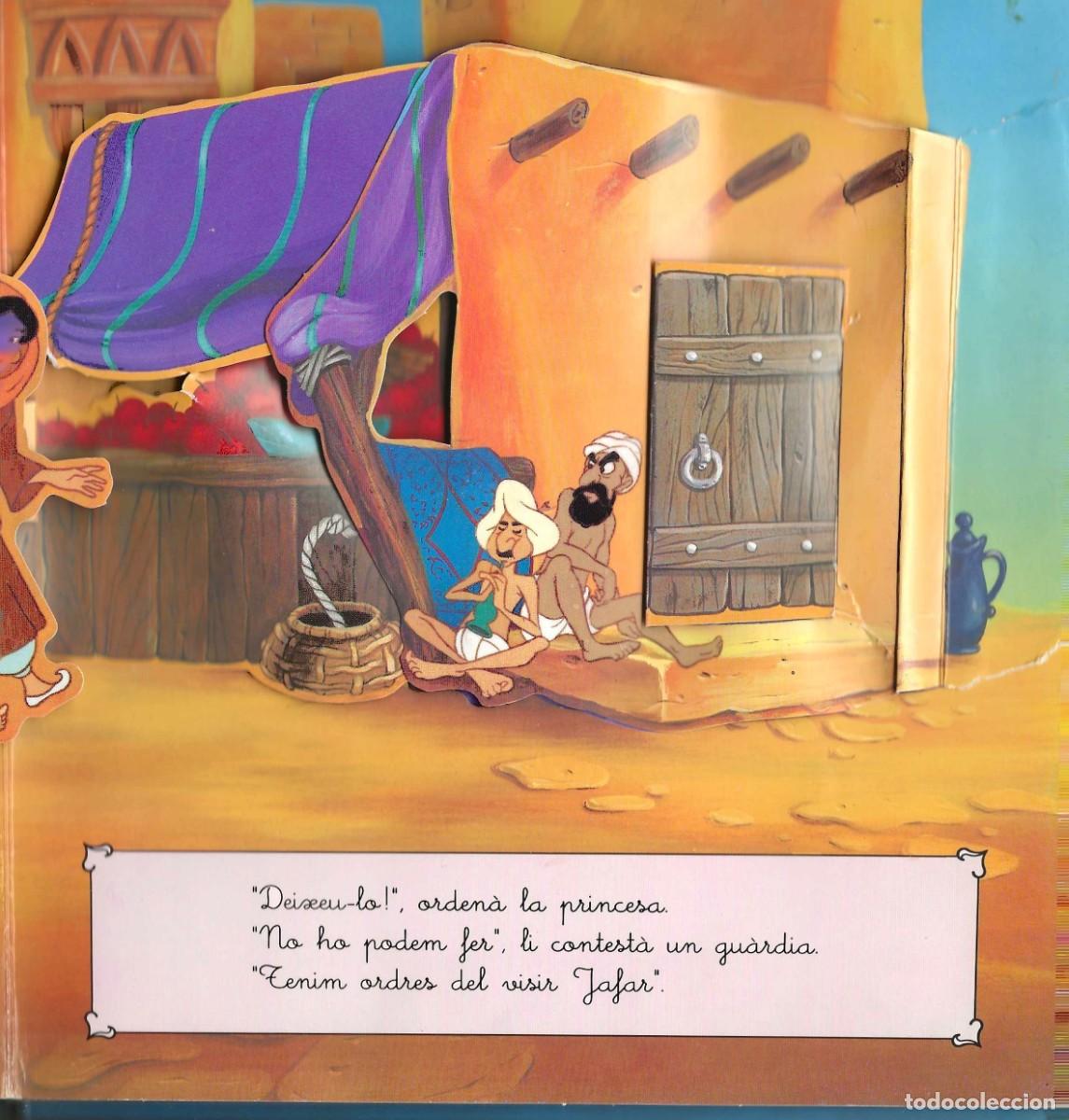 Libros de segunda mano: ALADD&Iacute;N DISNEY LLIBRE VIU BEASCOA - Foto 8