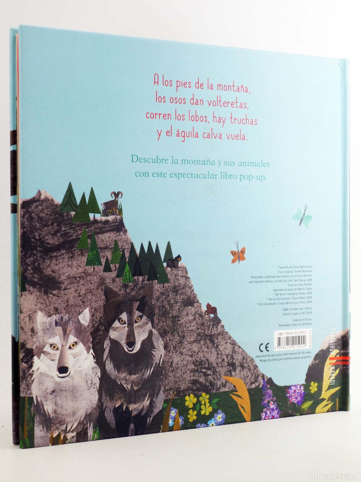 Libros de segunda mano: SOBRE LA MONTA&Ntilde;A. POP-UP (Clover Robin) Ideaka, 2018. OFRT - Foto 2
