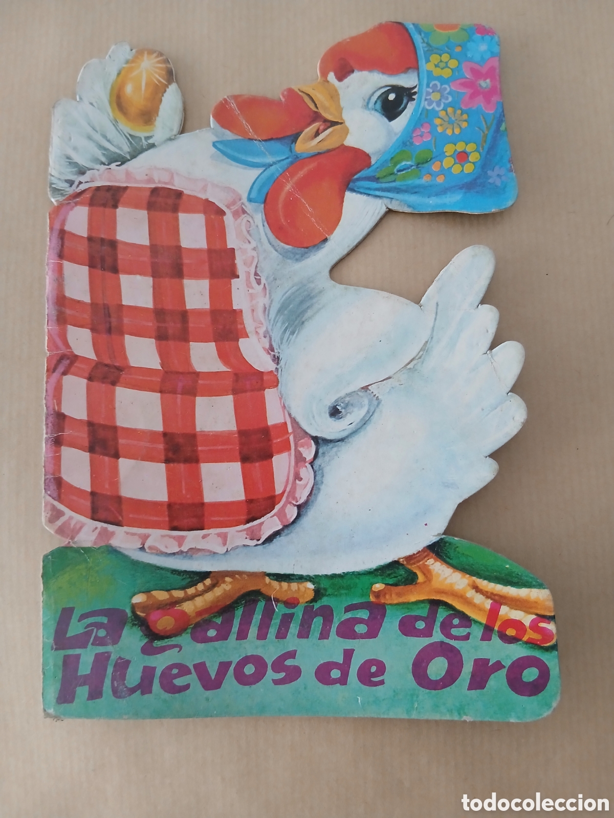 Libros de segunda mano: Cuento troquelado La gallina de los huevos de oro - Foto 1
