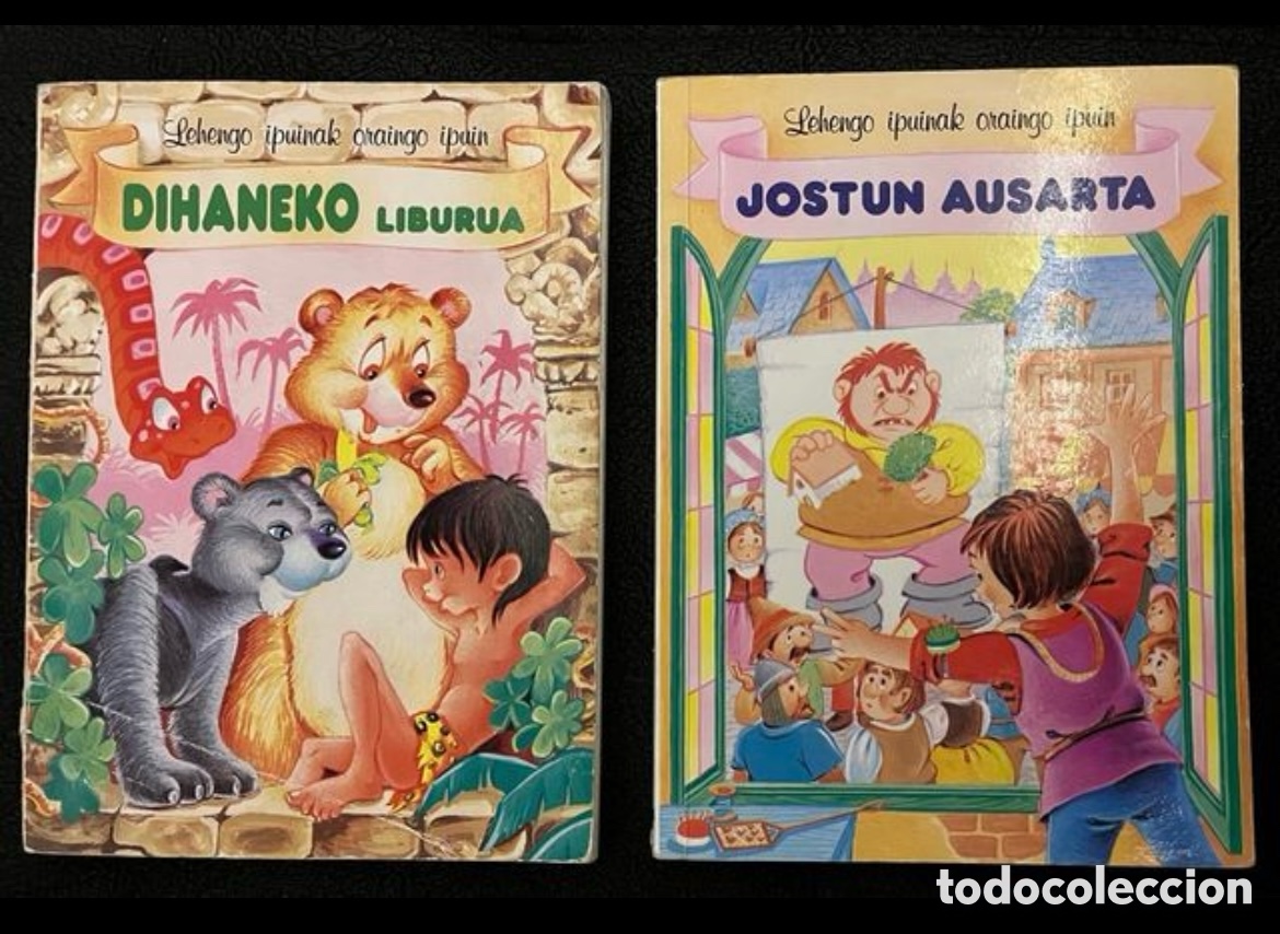 Libros de segunda mano: Cuentos &ldquo;Oihaneko Liburua&rdquo; y &ldquo;Jostun Ausarta&rdquo; - Foto 1