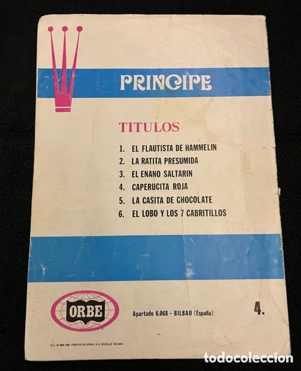Libros de segunda mano: Cuento &ldquo;Caperucita Roja&rdquo; A&ntilde;o 1981 (Bilbao) - Foto 2