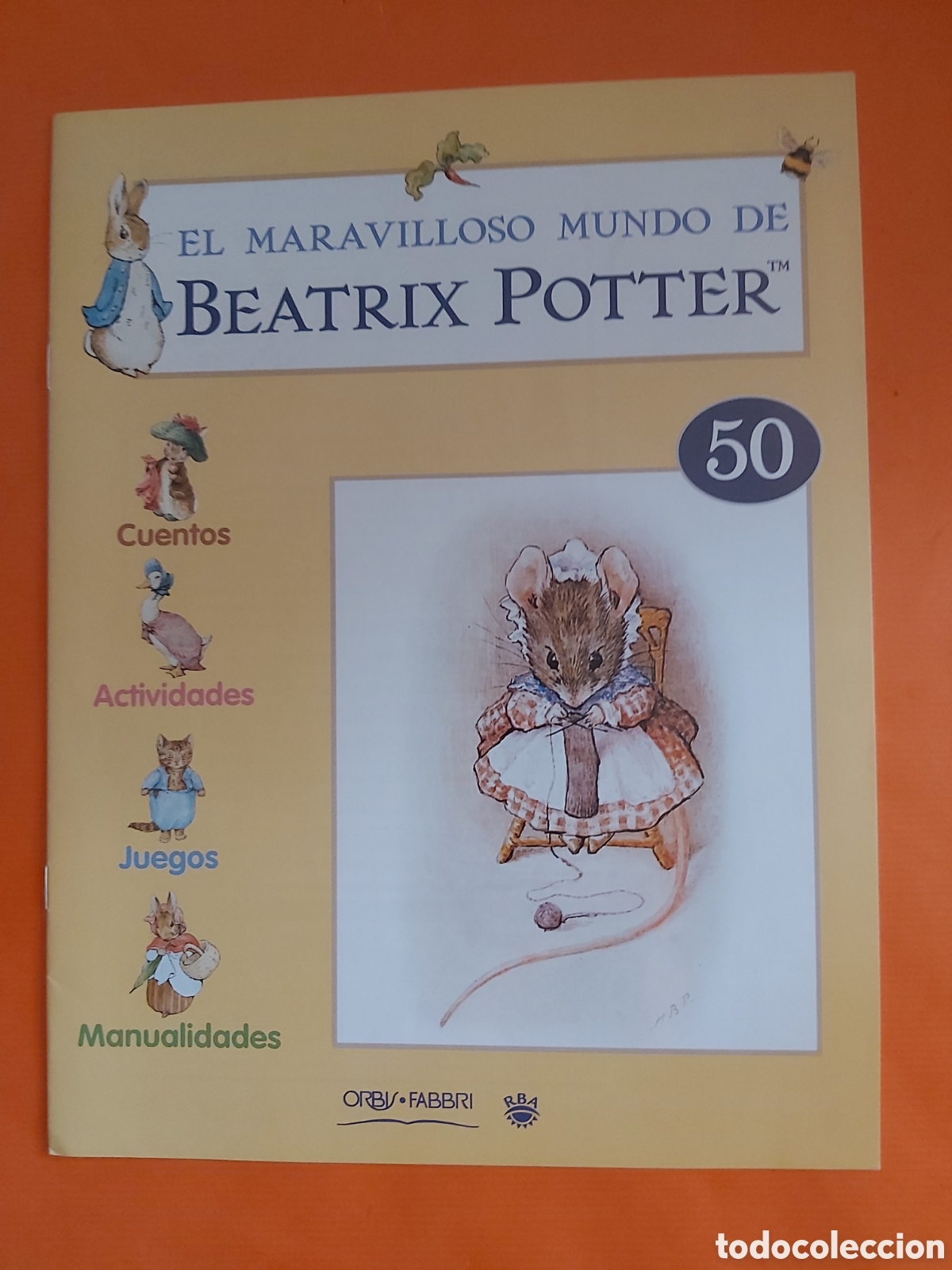 Libros de segunda mano: FASCICULO N.50 EL MARAVILLOSO MUNDO DE BEATRIX POTTER ORBIS FABBRI RBA 2003