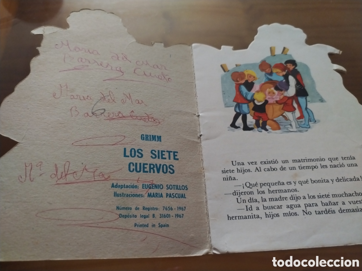 Libros de segunda mano: Cuento los siete cuervos, ediones Toray - Foto 3