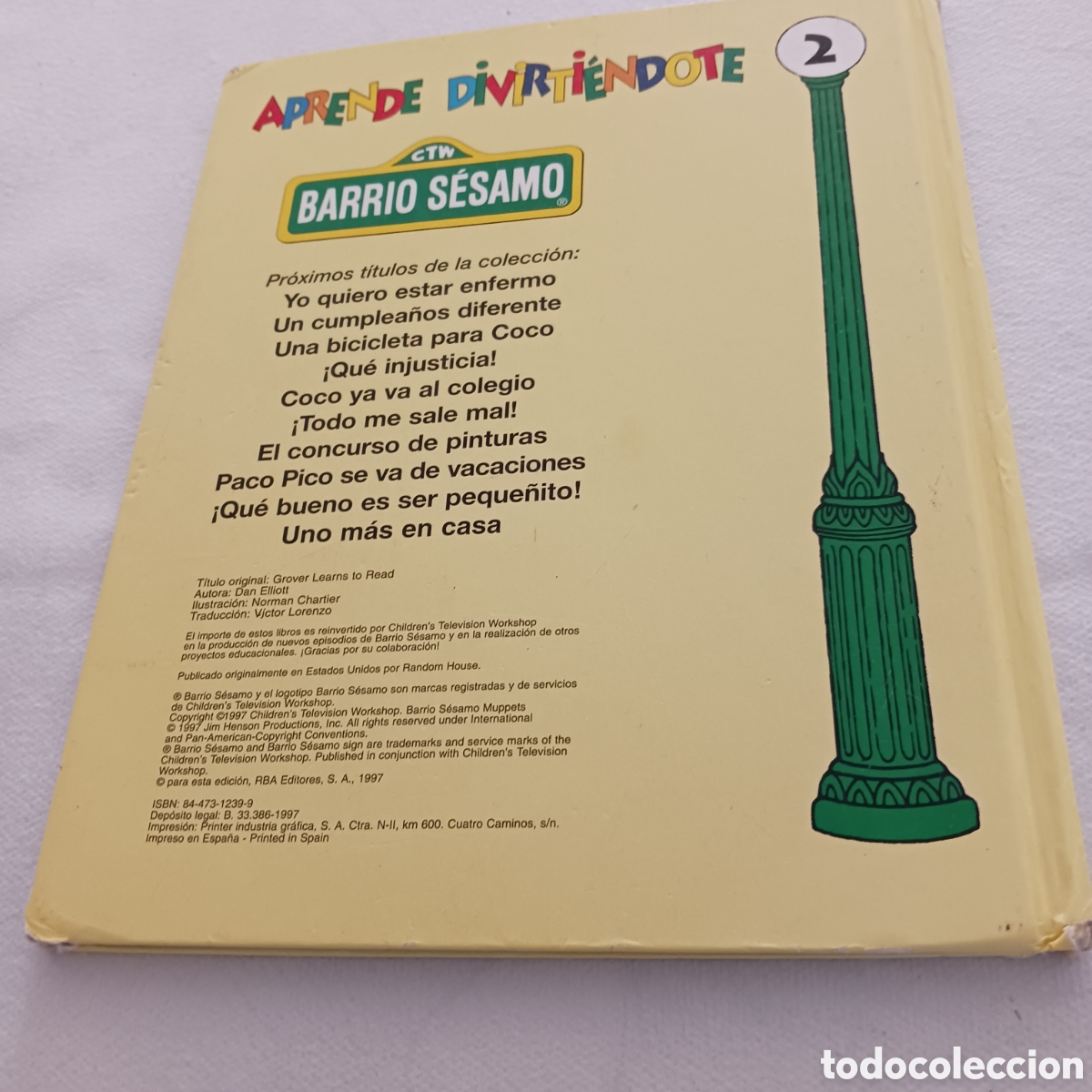 Libros de segunda mano: Coco aprende a leer .Conocer las letras.De Dan Elliott. - Foto 5