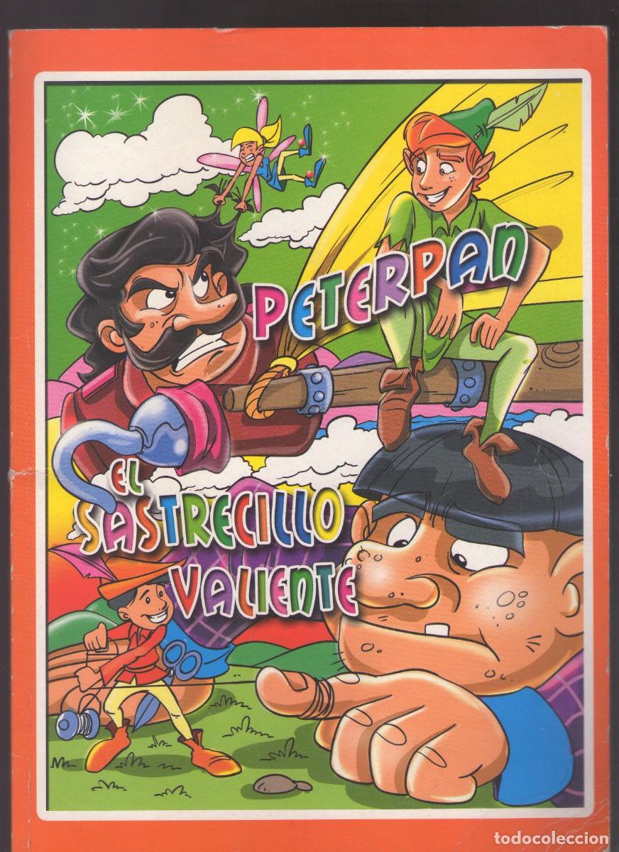 Libros de segunda mano: Bd. Cuentos cl&aacute;sicos: El sastrecillo Valiente y Peter Pan - Foto 1