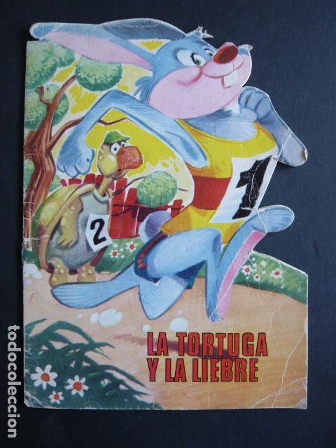 Libros de segunda mano: LA TORTUGA Y LA LIEBRE CUENTO TROQUELADO - Foto 1