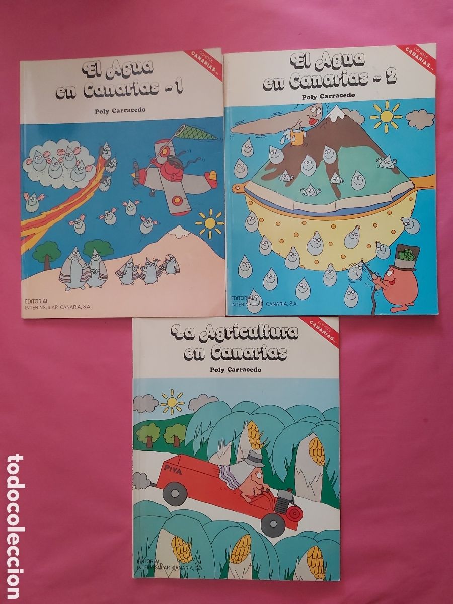 Libros de segunda mano: 3 LIBROS CONOCE CANARIAS POLY CARRACEDO EDITORIAL INTERINSULAR CANARIA 1981 - Foto 1