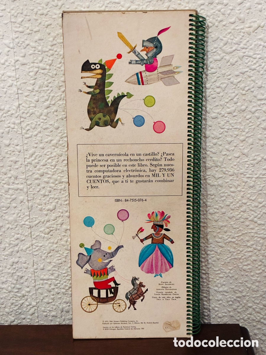 Libros de segunda mano: Libro Mil y un cuentos . A&ntilde;o 1981 - Foto 2