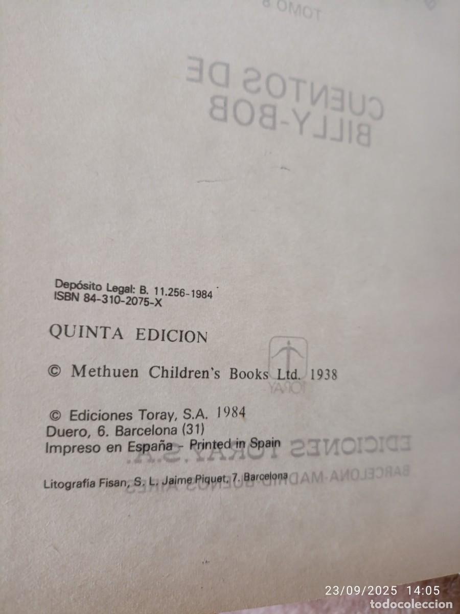 Libros de segunda mano: Cuentos de Billy Bob. Enid Blyton - Foto 3