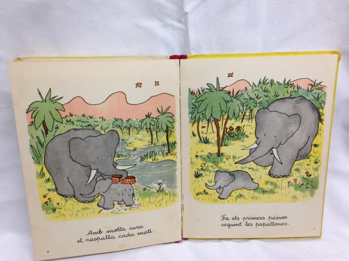 Libros de segunda mano: La inf&agrave;ncia de Babar Primera edici&oacute;n Catal&aacute;n - Foto 4