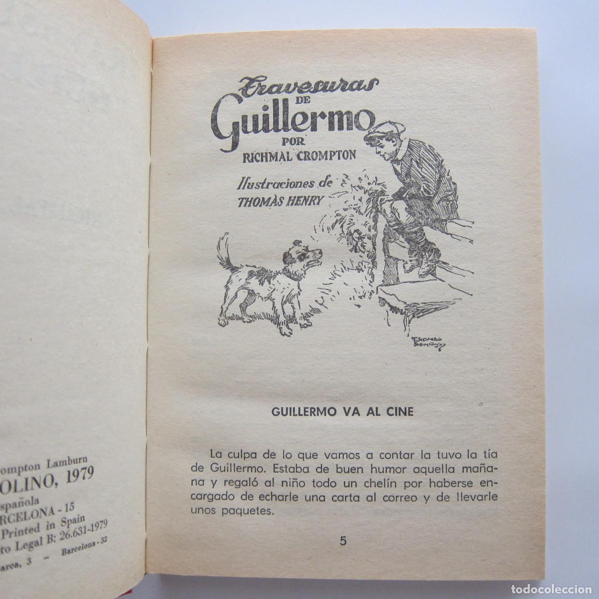 Libros de segunda mano: TRAVESURAS DE GUILLERMO - RICHMAL CROMPTON (MOLINO) INFANTIL - Foto 4