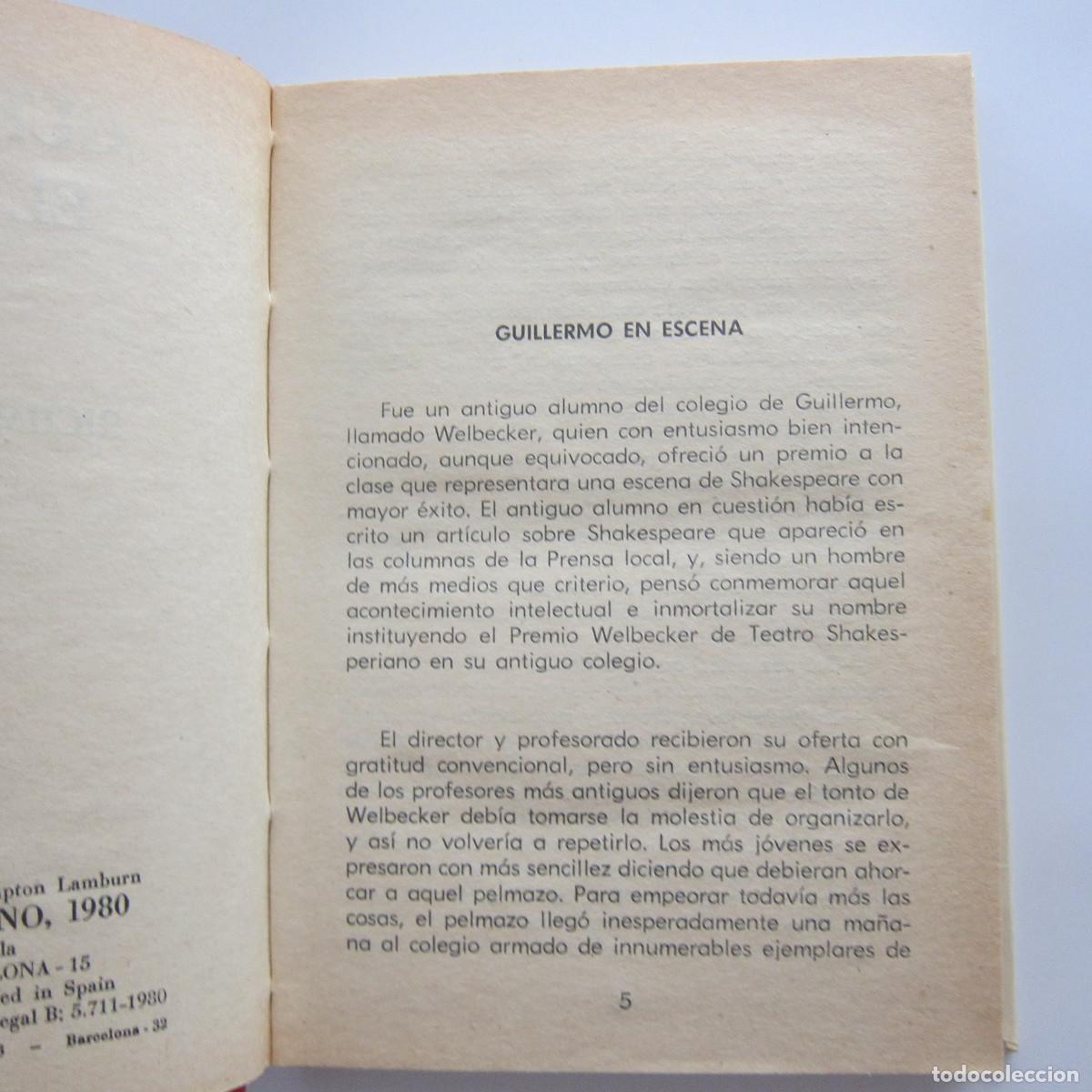 Libros de segunda mano: GUILLERMO EL PIRATA - RICHMAL CROMPTON (MOLINO) INFANTIL - Foto 4