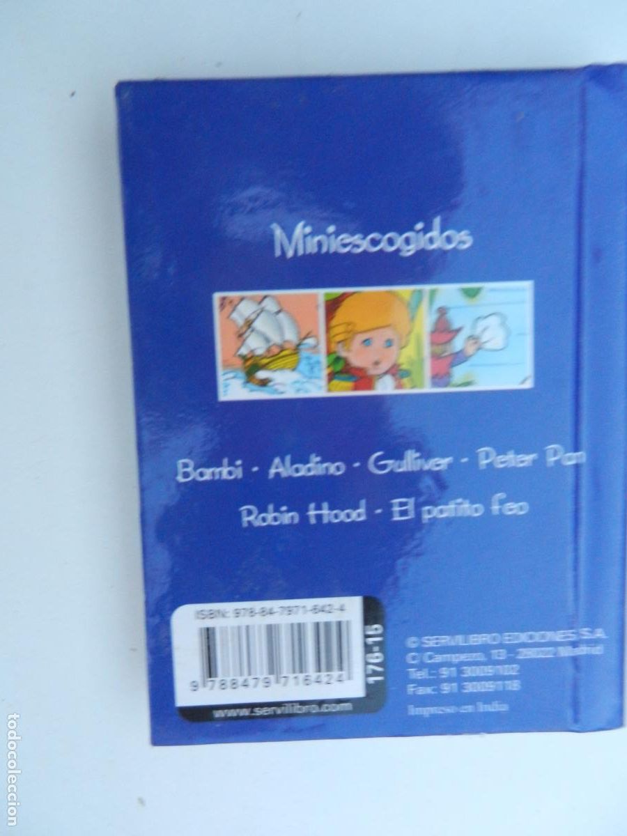 Libros de segunda mano: GULLIVER - MINIESCOGIDOS - SERVILIBRO EDICIONES. - Foto 2
