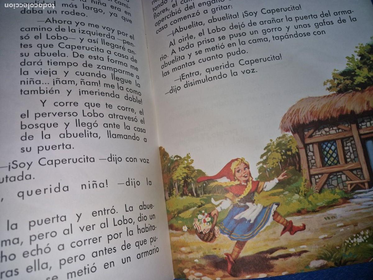 Libros de segunda mano: CUENTO CAPERUCITA ROJA EDITORIAL MAVES / A&Ntilde;O 1981 - Foto 5