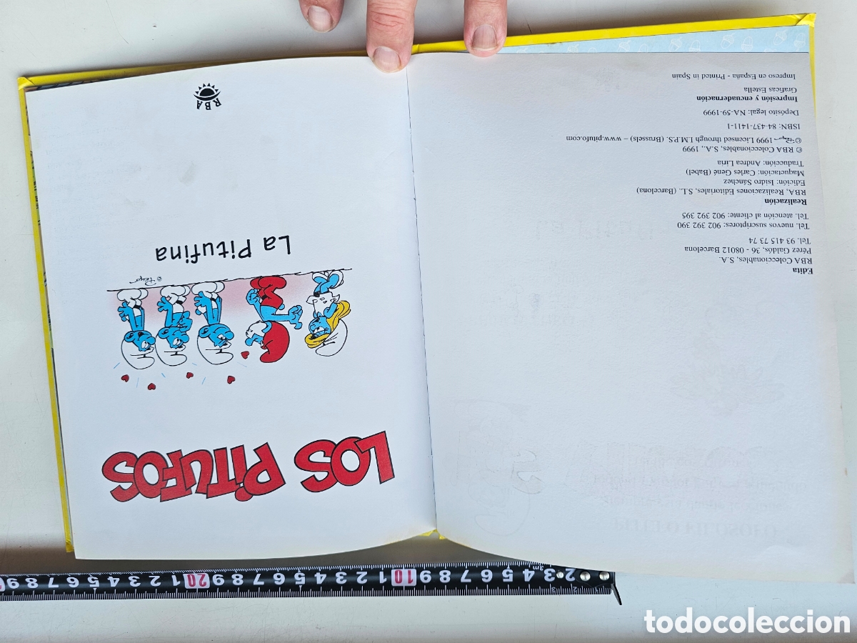Libros de segunda mano: Libro infantil La Pitufina, 1999 RBA - Foto 2