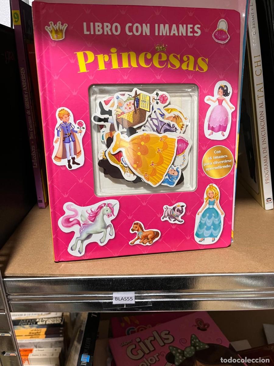 Libros de segunda mano: BLAS55 LIBRO CON IMANES. PRINCESAS