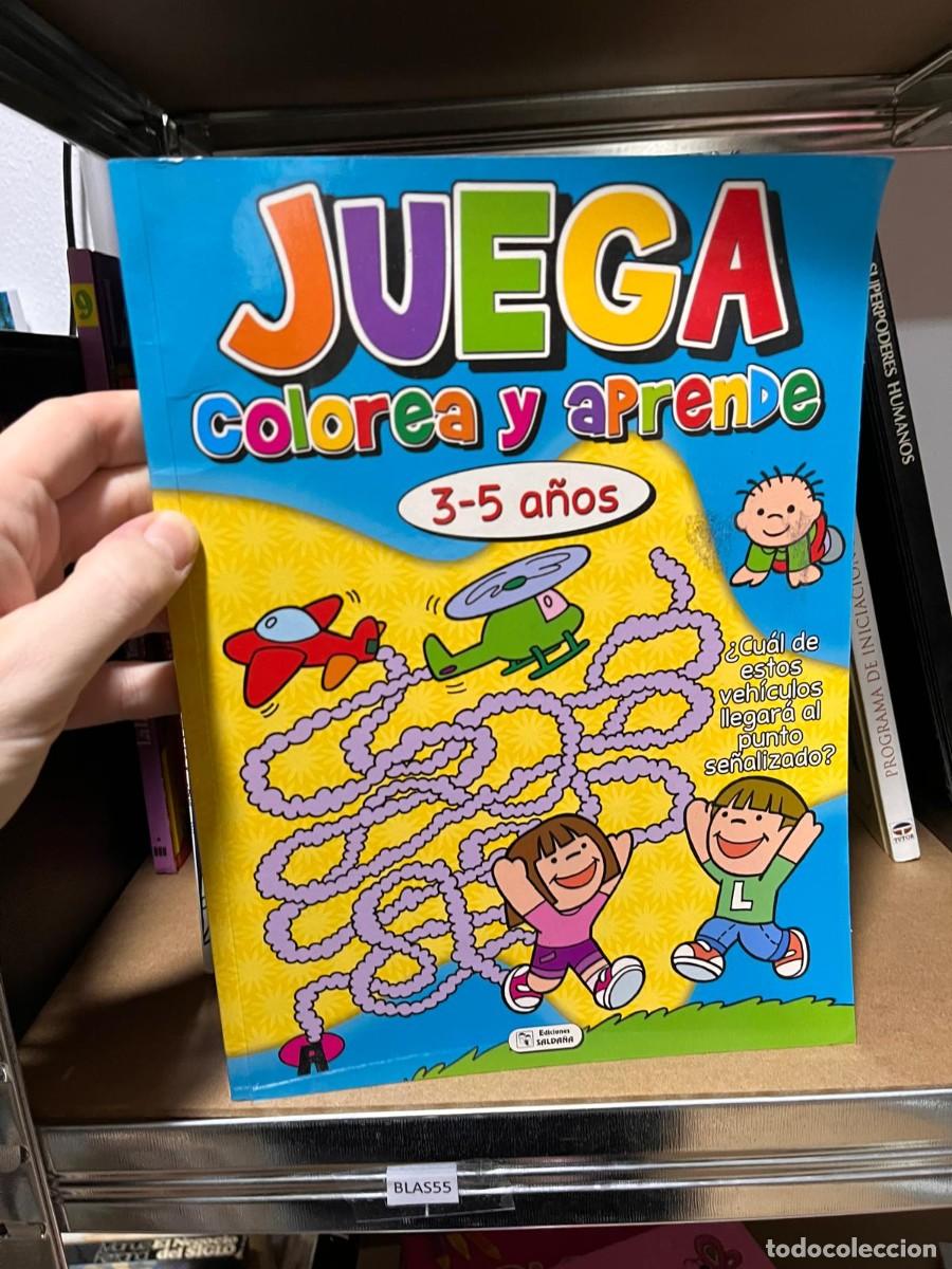 Libros de segunda mano: BLAS55 JUEGA, COLOREA Y APRENDE 3-5 A&Ntilde;OS
