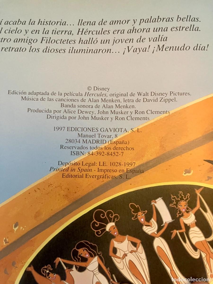 Libros de segunda mano: H&eacute;rcules | Disney | 1997 Ediciones Gaviota - Foto 4