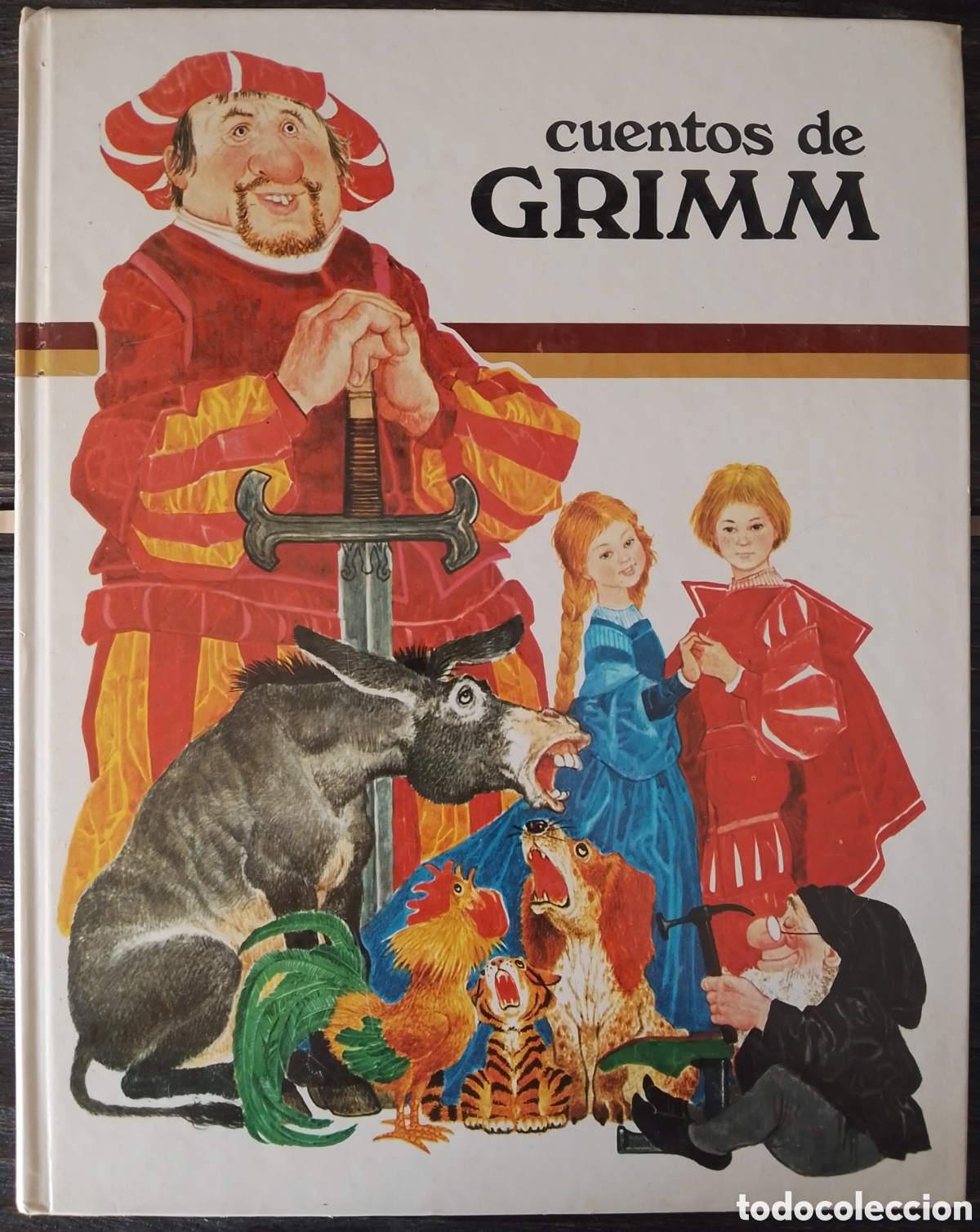 Libros de segunda mano: Cuentos de Grimm colecci&oacute;n tus amigos - Foto 1