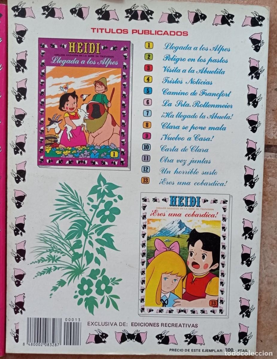 Libros de segunda mano: HEIDI 1988 -- LOTE DE 13 LIBROS -- EDICIONES CREATIVAS - Foto 2