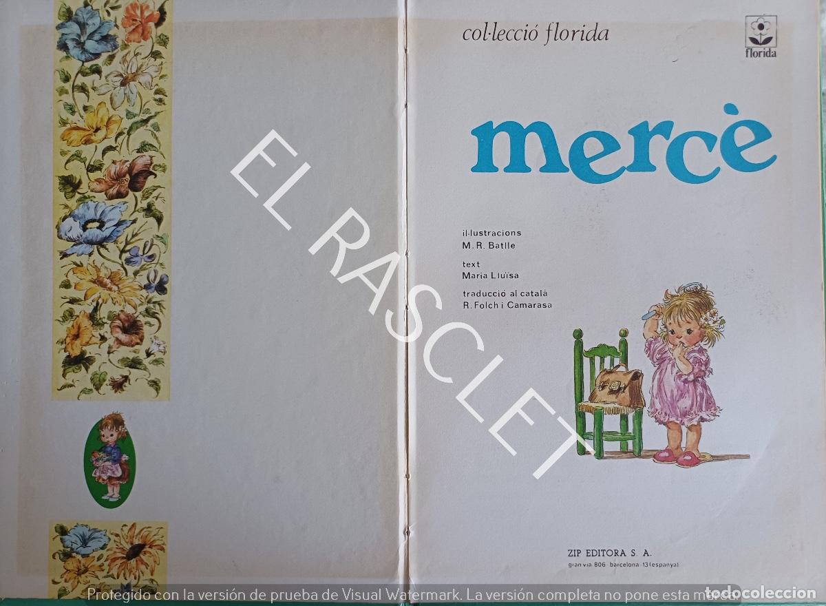Libros de segunda mano: MERC&Egrave; - COL.LECI&Oacute; FLORIDA - ZIP EDITORA - EN CATLAN - Foto 2