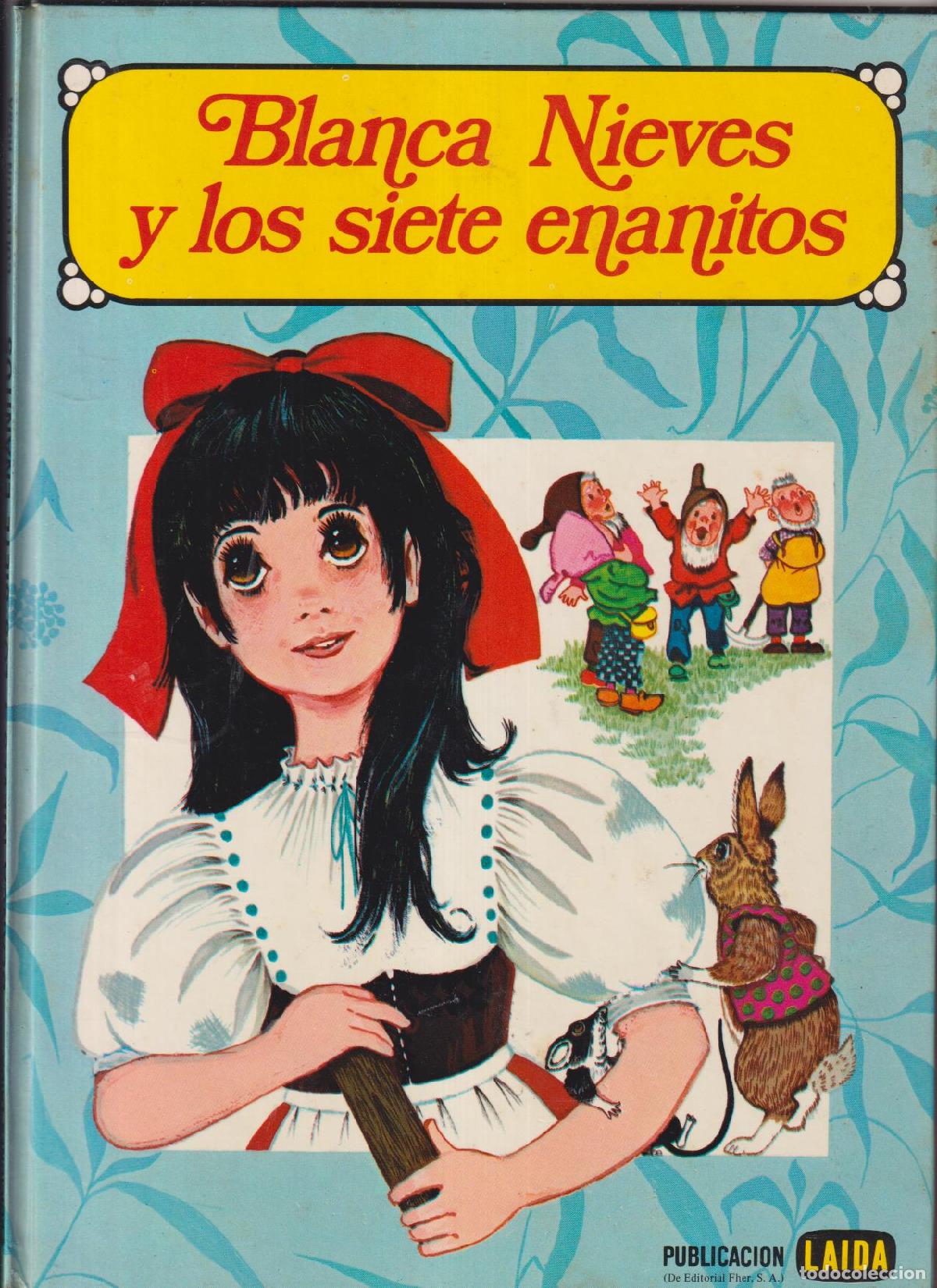 Gebrauchte B&uuml;cher: Blanca Nieves y los siete enanitos. Laida (Fher) 1975. Tapas duras (30x21,5 cms.)
