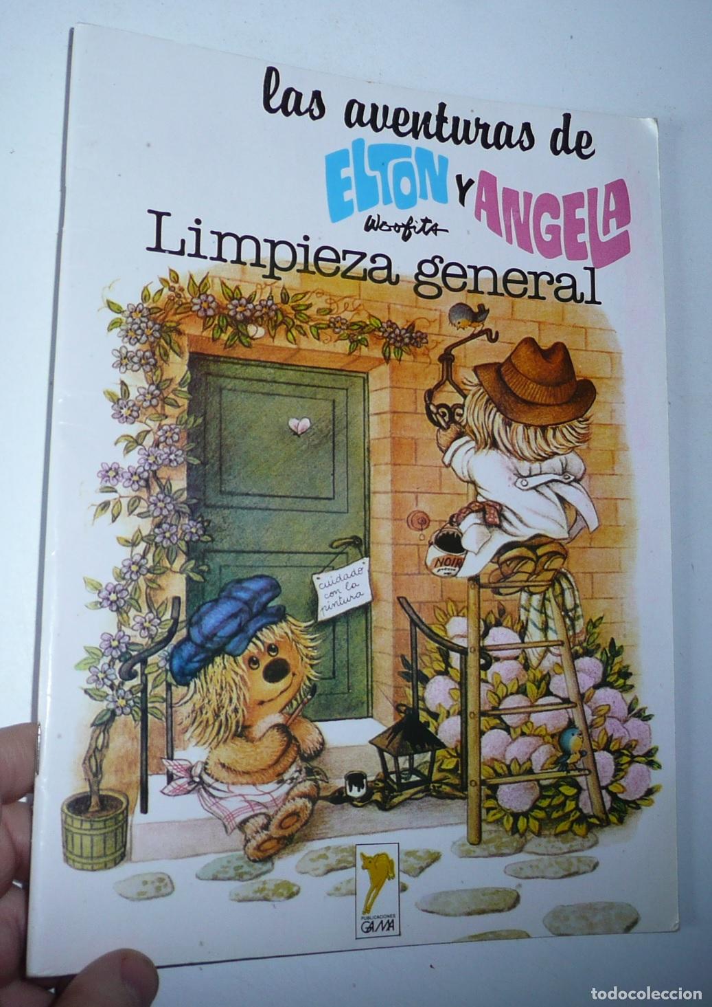 Second hand books: Las aventuras de Elton y &Aacute;ngela. Limpieza general (Publicaciones Gama, 1985) Cuento infantil