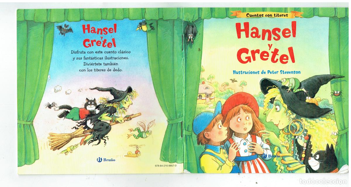 Libros de segunda mano: CUENTOS CON T&Iacute;TERES. HANSEL Y GRETEL. PETER STEVENSON. BRU&Ntilde;O. (C/A56) - Foto 2