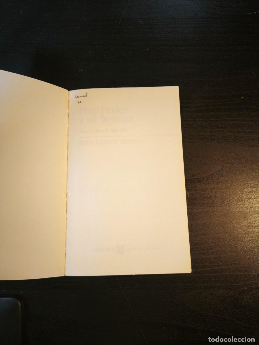 Libros de segunda mano: Fray Perico y su borrico - Juan Mu&ntilde;oz Mart&iacute;n - Foto 2