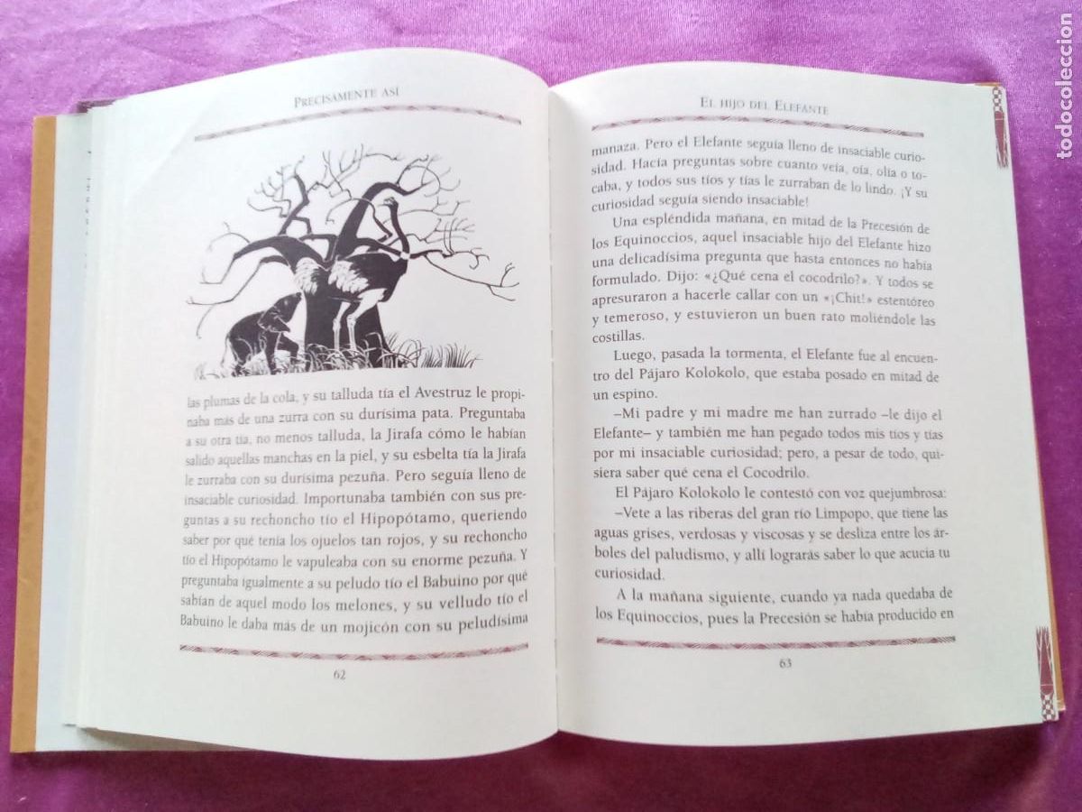 Libros de segunda mano: PRECISAMENTE ASI.RUDYYARD KIPLING.E P 2 2 - Foto 3
