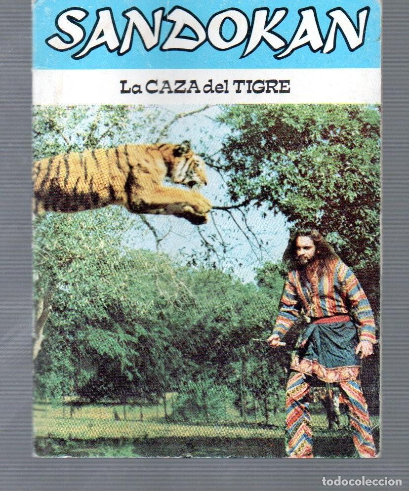 Libri di seconda mano: LIBRITO DE CUENTOS DE SANDOKAN LA CAZA DEL TIGRE DEL CEDAD EL A&Ntilde;O 1976 BIEN CONSERVADO